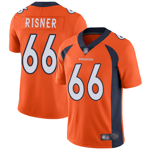 Men Denver Broncos 66 Dalton Risner Orange Team Color Vapor Untouchable Limited Player Football NFL Jersey
